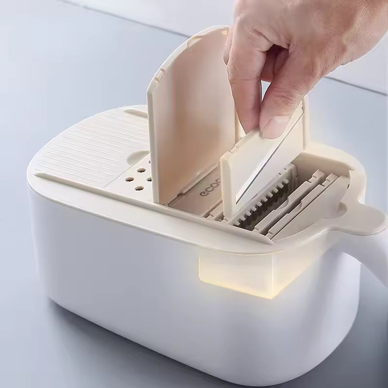 Multifunctional Vegetable Kitchen Tool Slicer Manual Vegetable Cutter Professional Grater with Adjustable Blades
