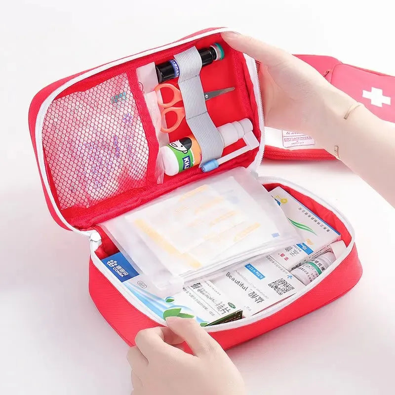 Portable Travel Health Kit Emergency Outdoor Bag Portable Medicine Storage Bag Student Anti-Epidemic Bag First Aid Medical Bag