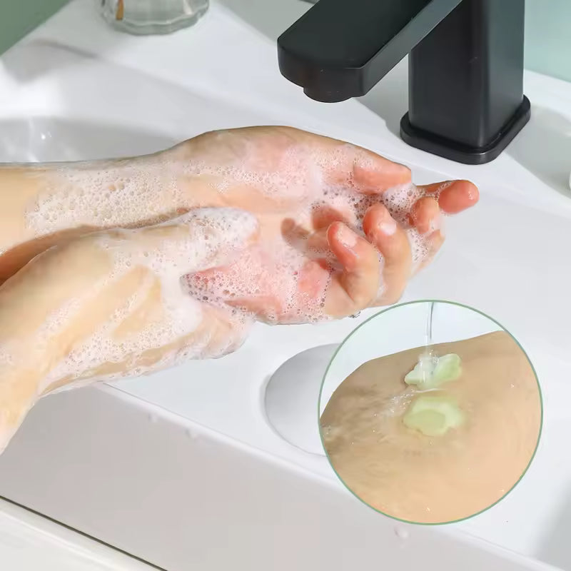 100Pcs Disposable Soap Paper Portable Hand Washing Toilet Soap Slice Petal Soaps Flakes Household Travel Skin Friendly Fresh