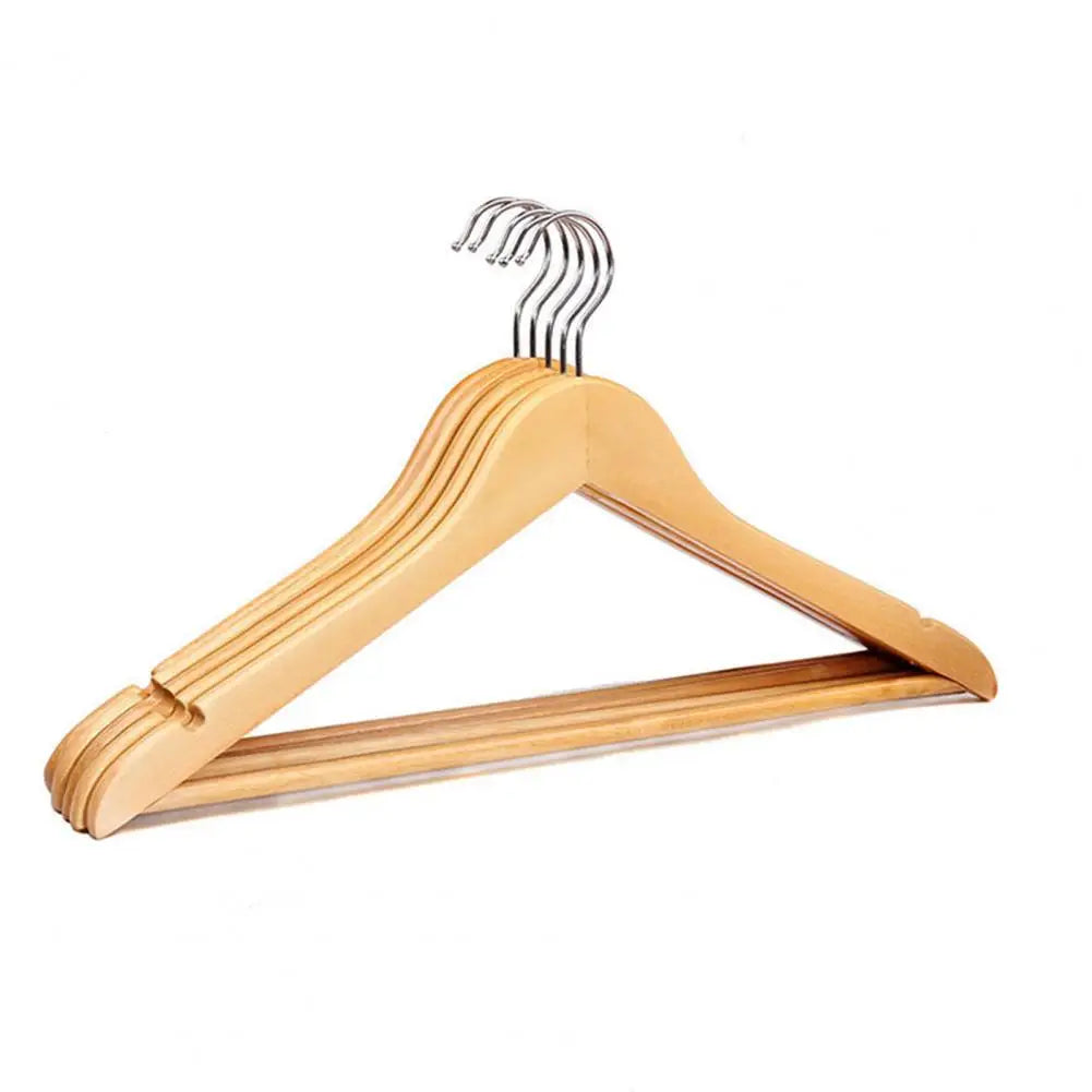 Sturdy Wooden Hangers Reusable Coat Hangers High Durability Clothing Coat Hanger Rack Accessories Good Load-bearing