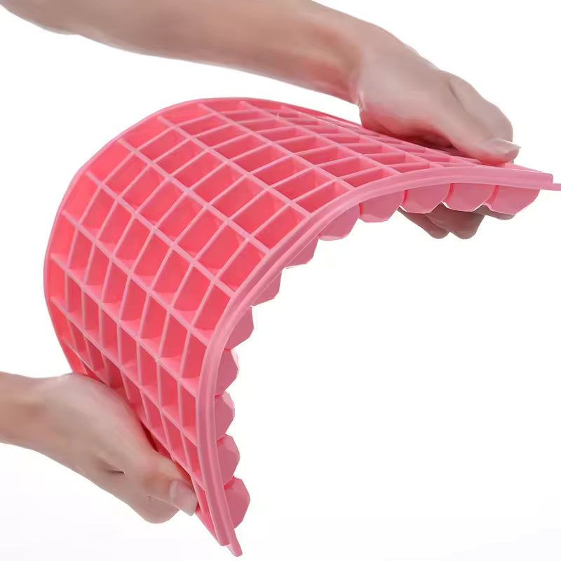 Reusable 96-Grid Ice Cube Tray, Easy-release Ice Cube Mold / Maker for Cocktail, Whiskey - BPA Free
