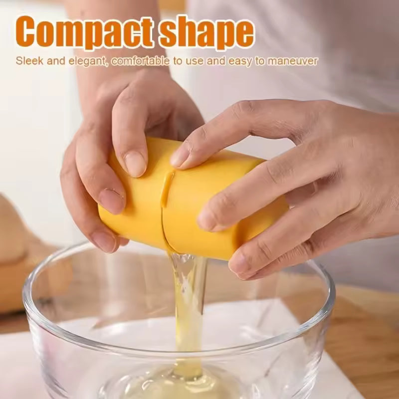 Stainless Steel Egg Separator Tool Quick Peel Yolk Splitter Compact Ergonomic Grip Dishwasher Safe Baking Kitchen Gadget Cheap