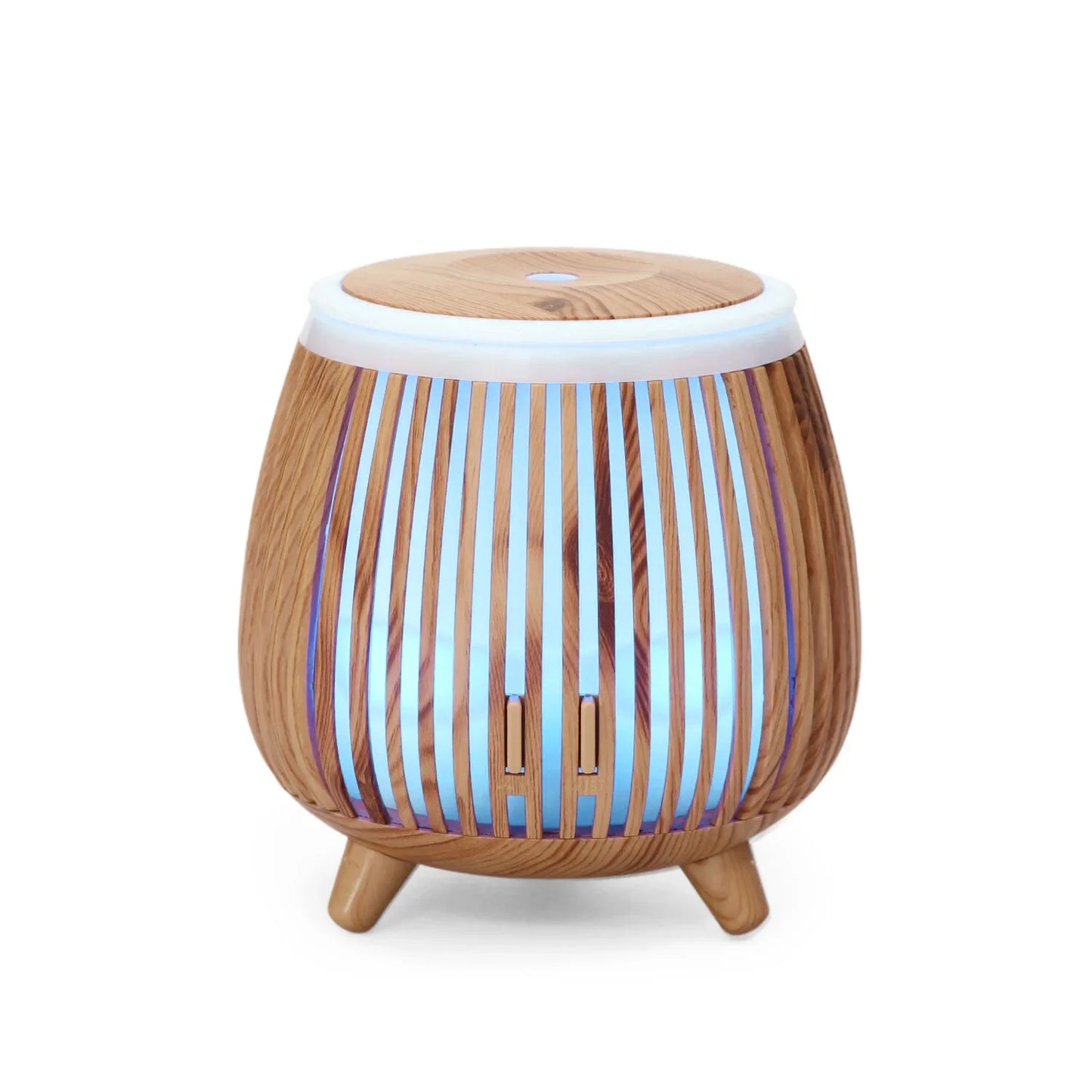 Ultrasonic Air Humidifier 140ml Essential Oil Diffuser 7 Color LED Lights Continuous Spray Table Lamp for Home, Office