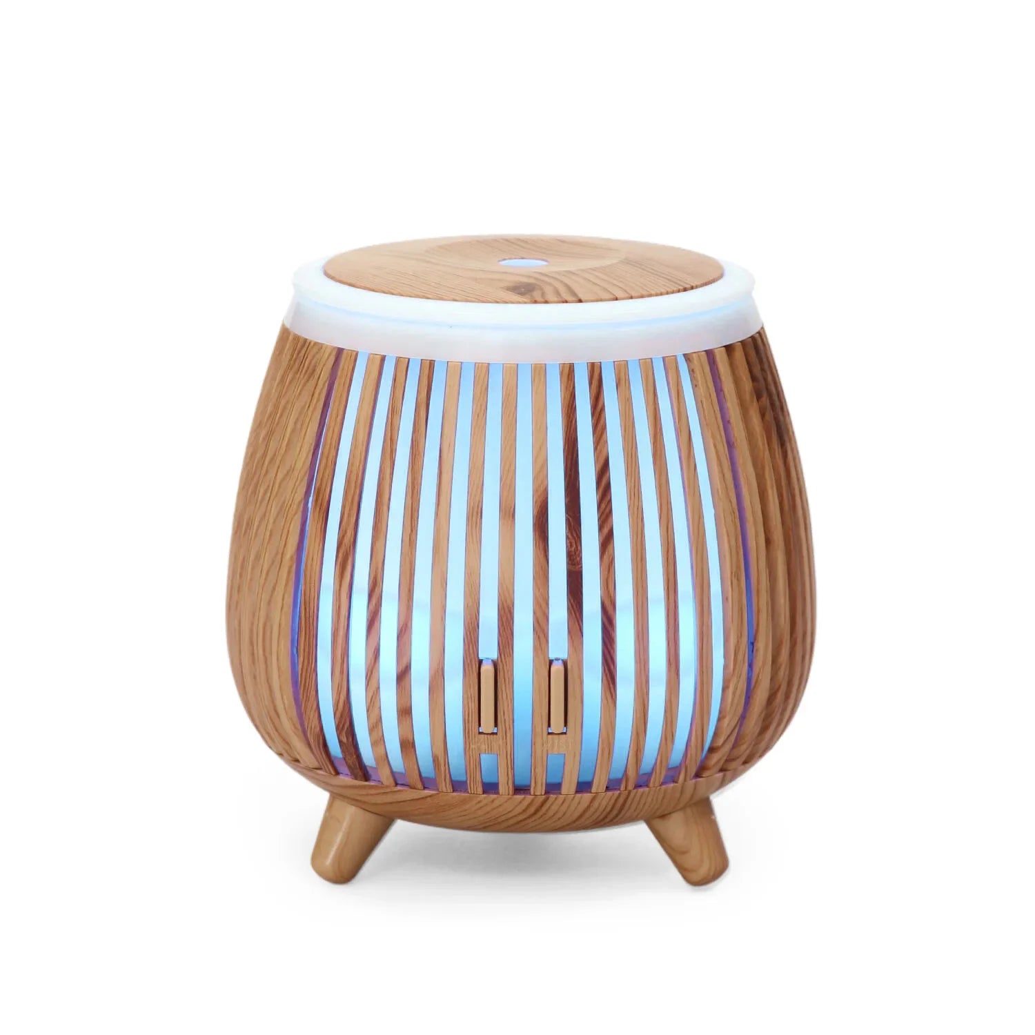 Ultrasonic Air Humidifier 140ml Essential Oil Diffuser 7 Color LED Lights Continuous Spray Table Lamp for Home, Office