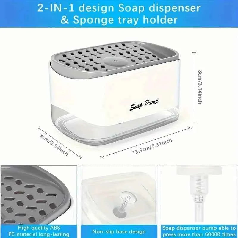 Liquid soap dispensers kitchen detergent large capacity soap dishes dispenser kitchens accessories sink dish foam fixture home