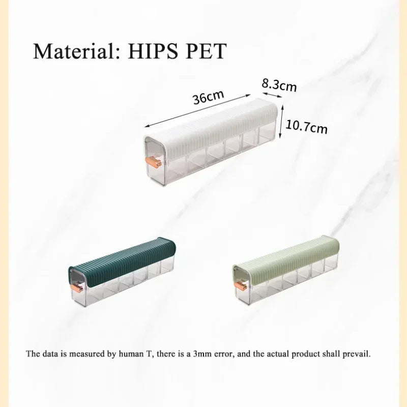 Wall-mounted Transparent Underwear Panties Socks Storage Box Closet Storage Box Bedroom Kitchen Seasoning Universal Storage Box