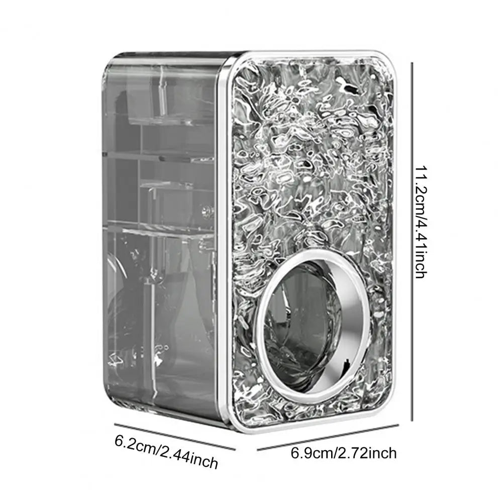 Automatic Toothpaste Dispenser Wall Mounted Toothpaste Dispenser with Space Saving Organizer for Easy Installation for Bathroom