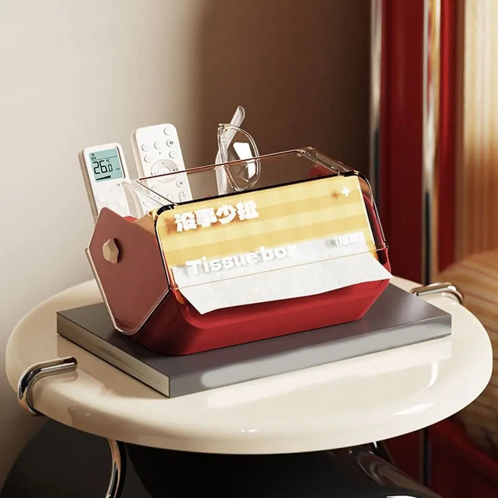 Durable Plastic Tissue Box Funny Anti Slip Paper Holder Decorative Tissue Case Cover Table Decor