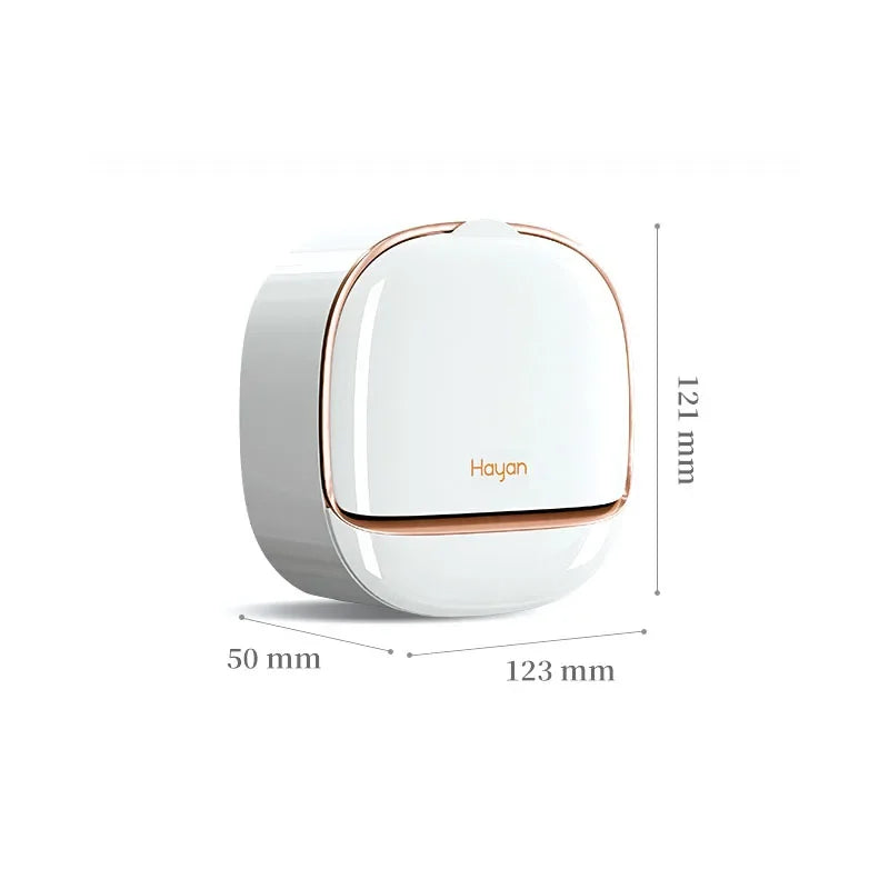 Bathroom Drain Soap Box Wall Mounted ABS Soap Box with Lid Waterproof Soap Dish Dishes Storage Box Travel Organizer Case Storage