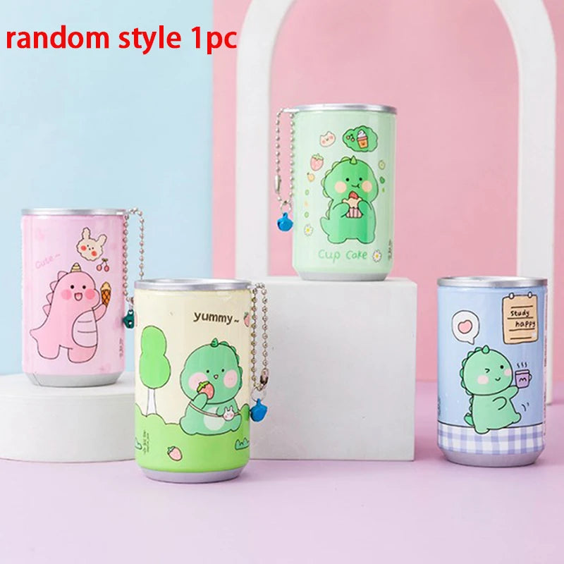 1box Canned Wet Wipes Portable Children Barreled Cans 30 Sheets Cleaning Cloths Creative Cartoon Chain Cute Small Bell