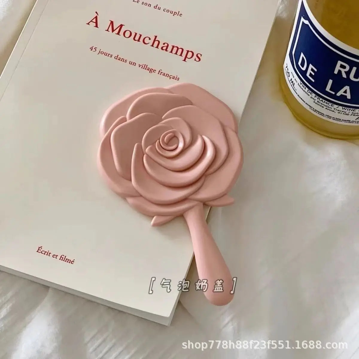 12x24cm compact and cute handheld makeup mirror, portable travel makeup mirror