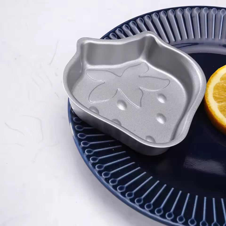 Carbon steel strawberry mold pudding mold non-stick jelly pudding mold mooncake mold bowl cake cup baking tray