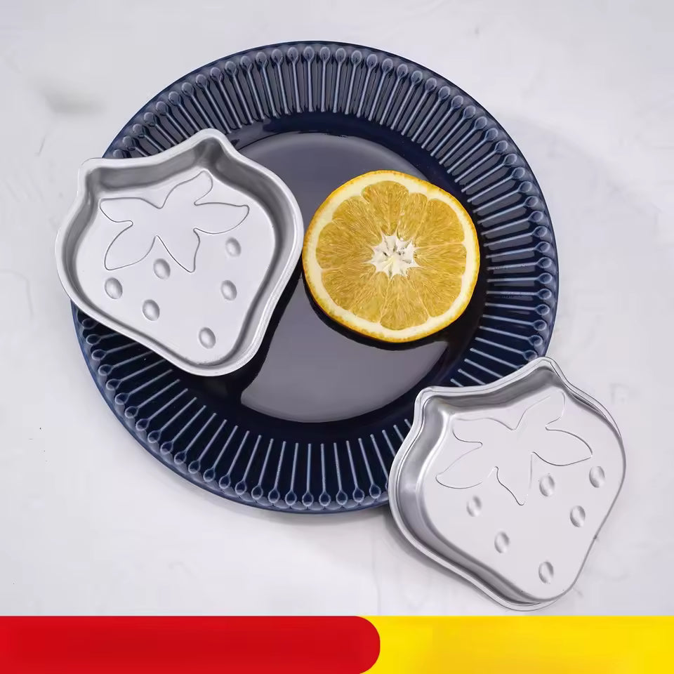 Carbon steel strawberry mold pudding mold non-stick jelly pudding mold mooncake mold bowl cake cup baking tray