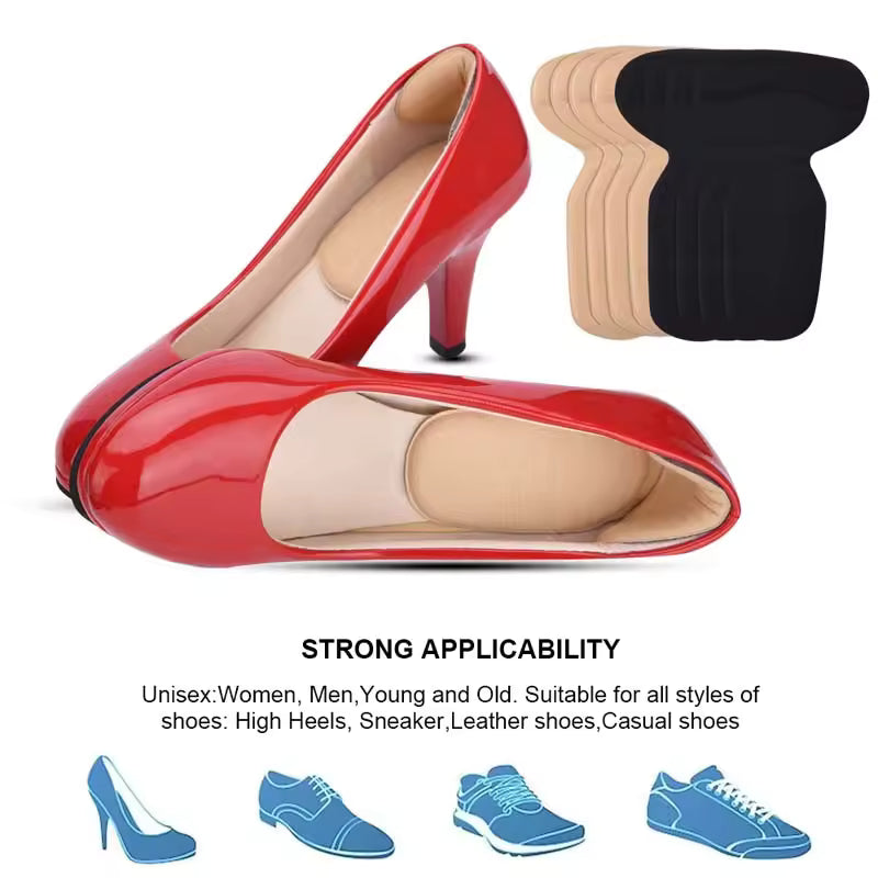 Half Insoles for Women Shoes High Heels Liner Insert Back Stickers Heel Pain Relief Protector Cushion Pads Foot Heel Pain Relief