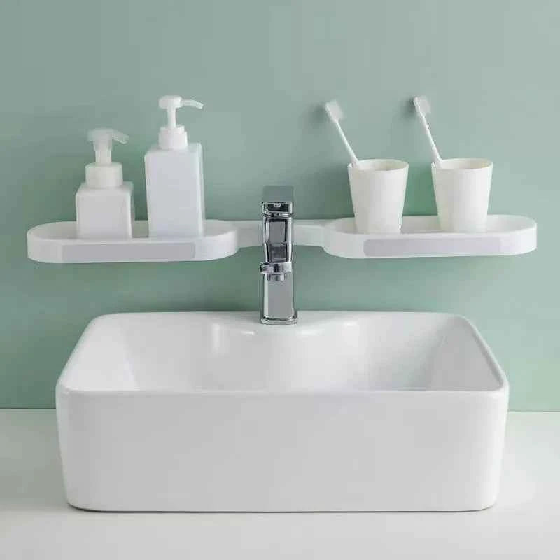 Bathroom shelf Toilet corner non-punching rotatable storage shelf Toilet bathroom wall hanging bathroom shelf