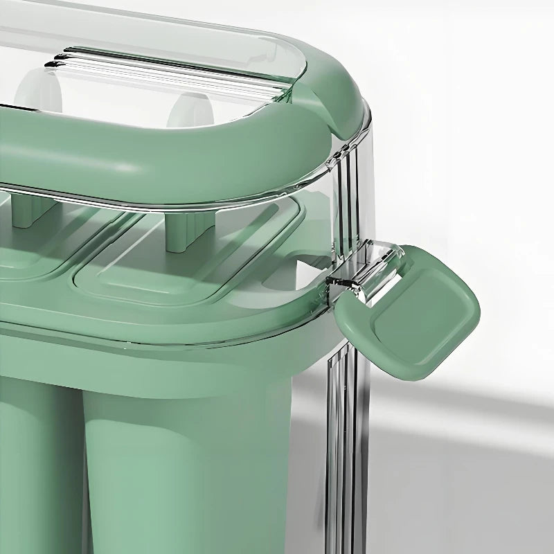 Handheld Popsicle Mold - Reusable Ice Cream Mold for Homemade Popsicles - Tray with Stick Handle for Fun DIY Summer Kitchen Tools