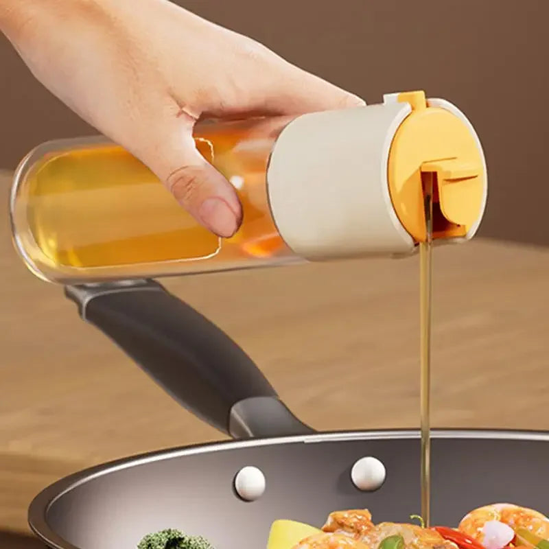300ml Oiler bottle Oil spray bottle Glass oil spray Pourer oiler bottle for barbecue baking