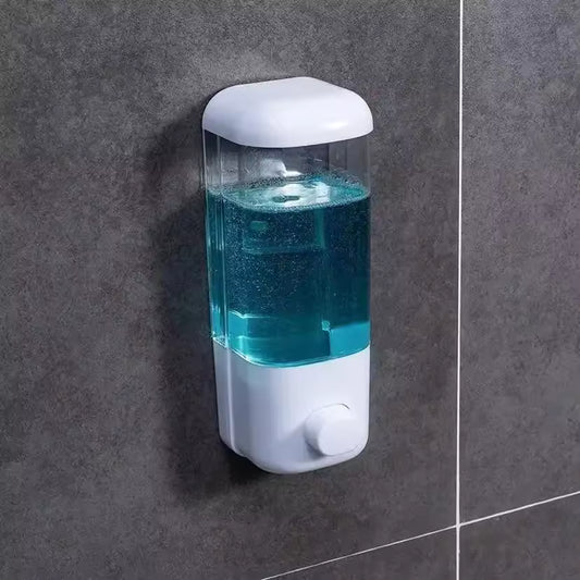 1 Pcs Wall Mounted Soap Dispenser Manual Press 500/1000ML Capacity Suitable For Shampoo Used Bottle Bathroom Liquid