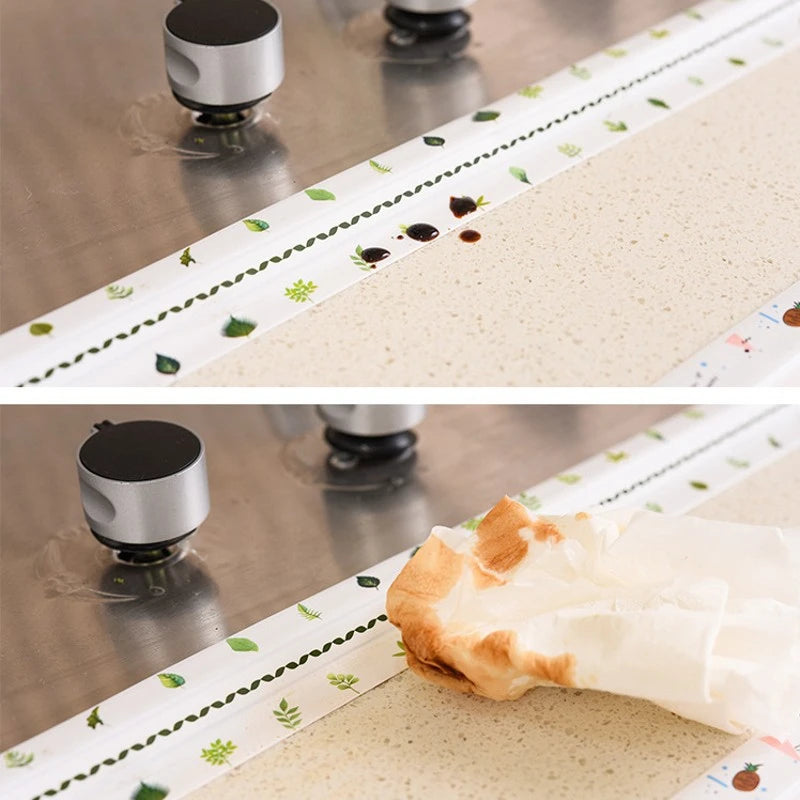 Waterproof and Mildew-proof Kitchen Sealing Tape Sink/Door/Window Gap Sticker Sealing Strip Tile Gap Filler Moisture-proof