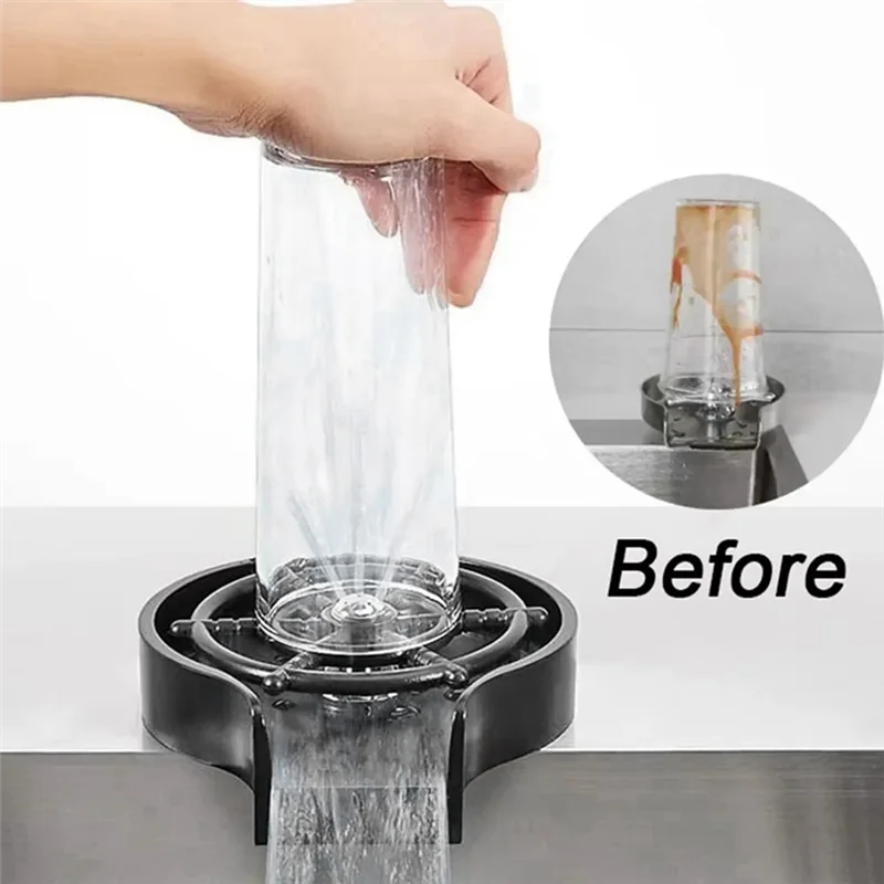High Pressure Automatic Cup Washer For Sink - Vacuum Flask Cleaner,Stanley Cup Accessories, Home Coffee Bar Essentials
