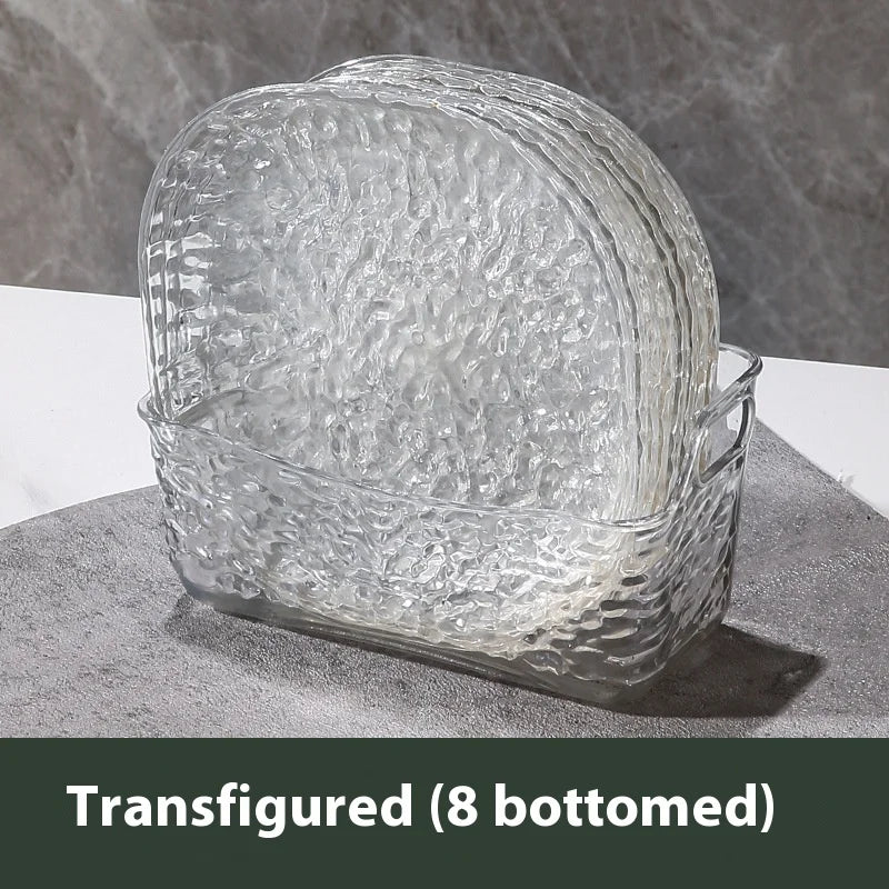 Light luxury plastic household bone spitting dishes, dining tables, garbage bone plates, small dish plates, fruit snacks, dried