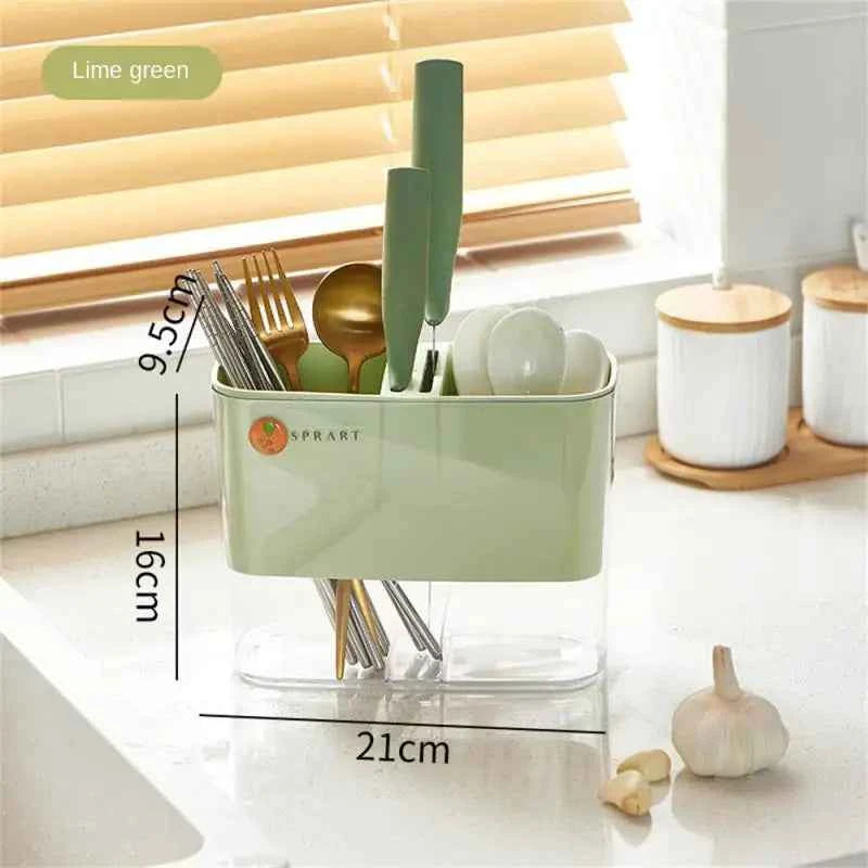 Chopsticks Rack Multifunctional Drainage Tray Detachable Large Storage Chopsticks Storage Box Creative Kitchen Rack