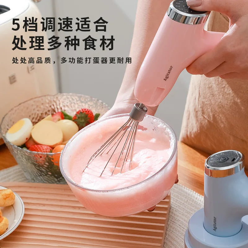 3in1 Electric Egg Beater, Household Cream Automatic Whip, Electric Garlic Mashing, Meat Grinder Blenders Electric Blender