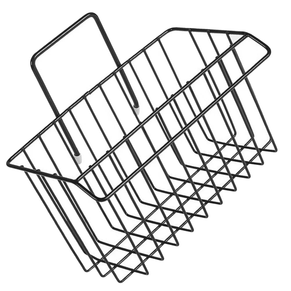 Hanging Wall Basket Kitchen Bathroom Storage Large Capacity Iron Wire Sundry Organizer Waterproof Space Saving Metal Shelf