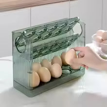 Egg Storage Box Refrigerator Organizer Food Containers Egg Fresh-Keeping Case Holder Tray Dispenser Kitchen Storage Boxes