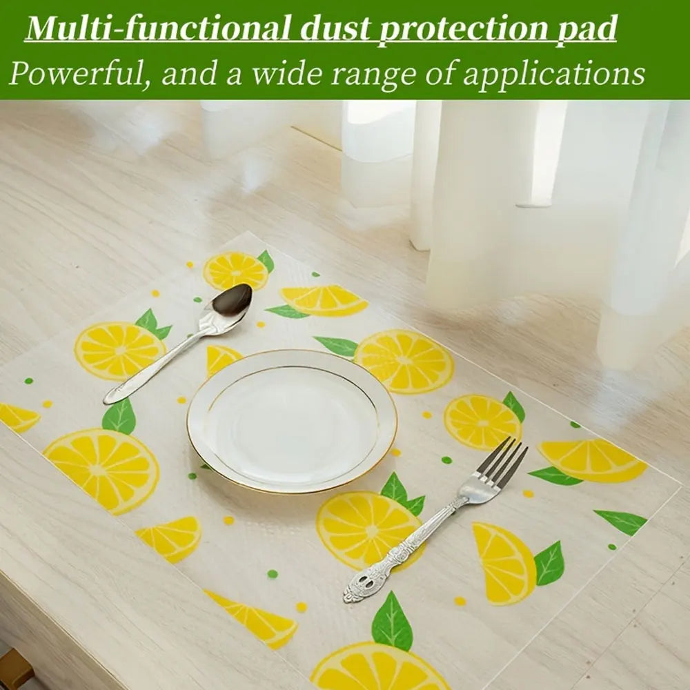 1 Roll Kitchen Cabinet Liners EVA Shelf Drawer Mat Non-Adhesive Waterproof Anti-Slip Anti-Dust Fridge Table Mat For Home Use
