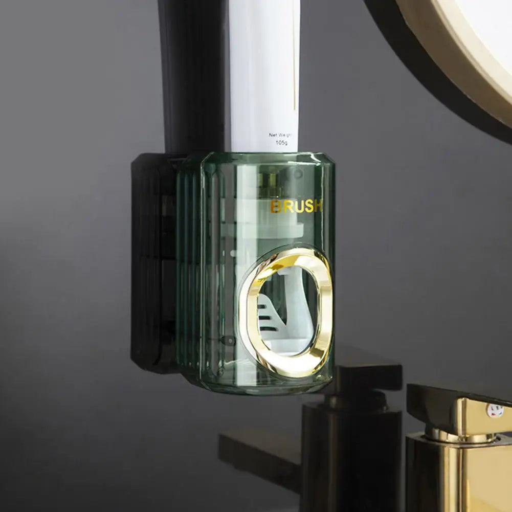 Hands-free Toothpaste Dispenser Hands-free Automatic Toothpaste Squeezer Space-saving Wall Mounted Holder with Detachable