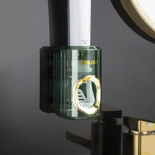 Hands-free Toothpaste Dispenser Hands-free Automatic Toothpaste Squeezer Space-saving Wall Mounted Holder with Detachable