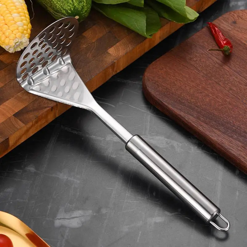 Potato Crusher Pusher Fruit Tools Ground Beef Masher Stainless Steel Avocado Press Creative Mud Press Mashed Potato Ricer Press
