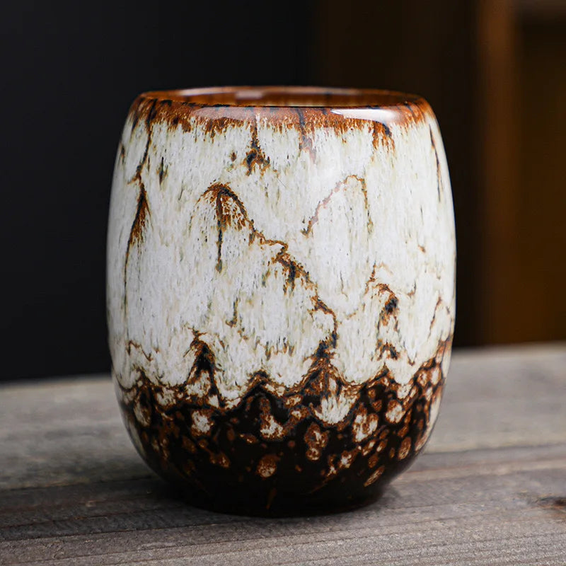 175ML Ceramic Coffee Mugs Teacup Porcelain Expresso Cup Home Creative Tea Cup Set Box Package keramičeskie bokaly