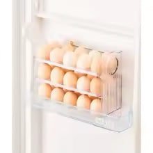 Egg Storage Box Refrigerator Organizer Food Containers Egg Fresh-Keeping Case Holder Tray Dispenser Kitchen Storage Boxes