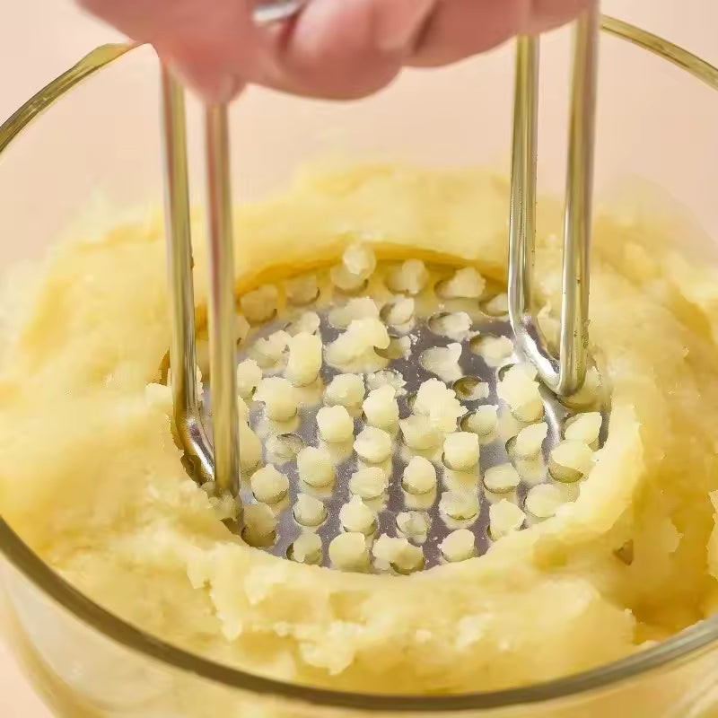 Manual Potato Masher Baby Supplement Mashed Potato Press Stainless Steel Kitchen Tools Kitchen Accessories