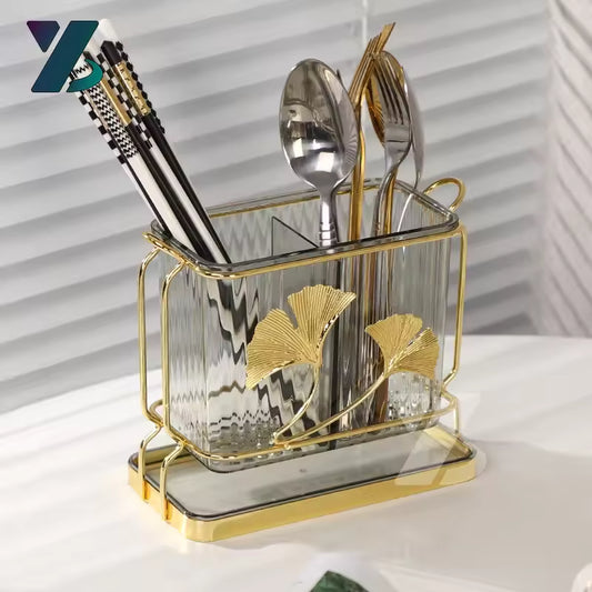 Home Restaurant Creative Rectangular Chopsticks with Drain Plate and Fan Bladet
