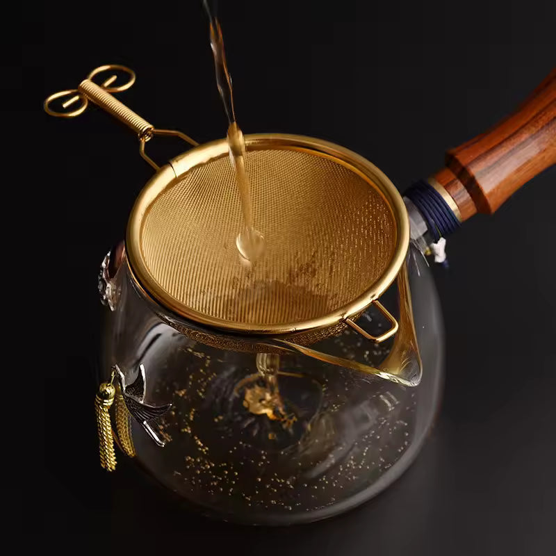 Japanese 304 Stainless Steel Tea Infuser Fine Mesh Kung Fu Tea Strainer Teapot Leaf Filter Sieve Kitchen Teaware Accessories