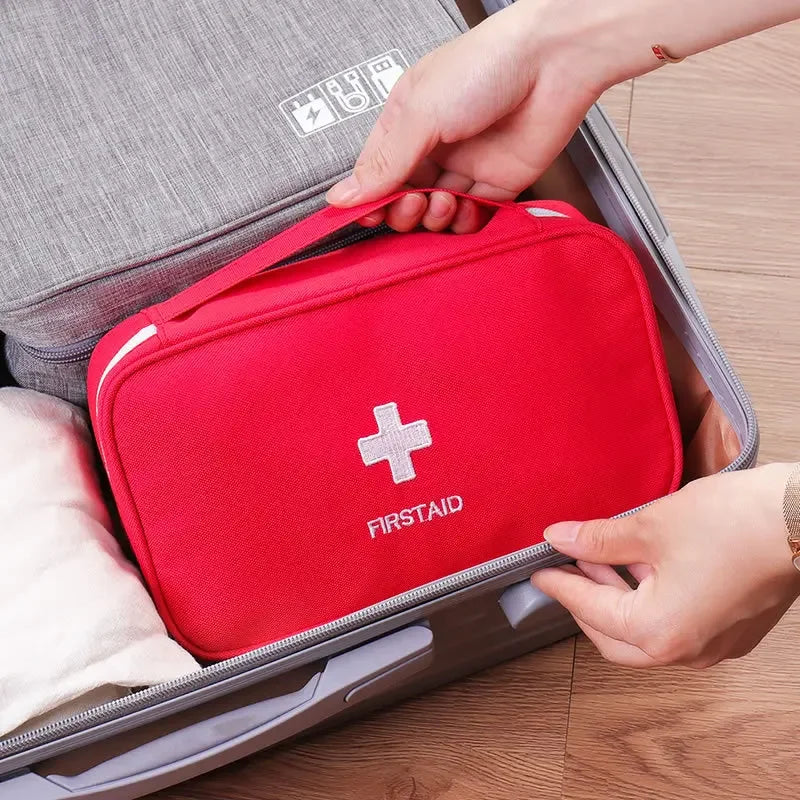 Portable Travel Health Kit Emergency Outdoor Bag Portable Medicine Storage Bag Student Anti-Epidemic Bag First Aid Medical Bag