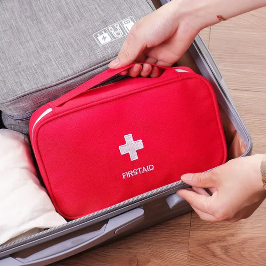 Portable Travel Health Kit Emergency Outdoor Bag Portable Medicine Storage Bag Student Anti-Epidemic Bag First Aid Medical Bag