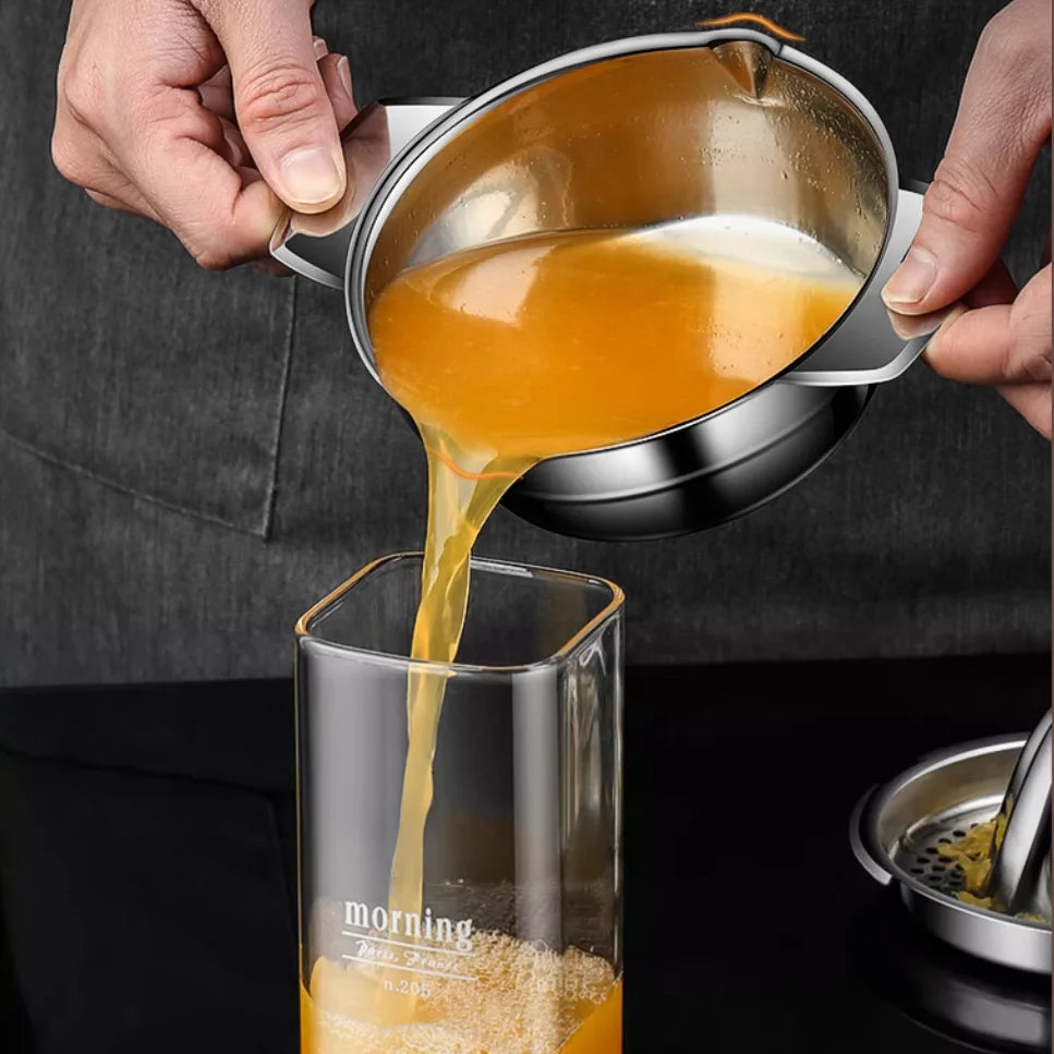 Stainless steel juicer, household manual juicer, lemon orange lemon squeezer, press type juicer, fruit juice homemade tool