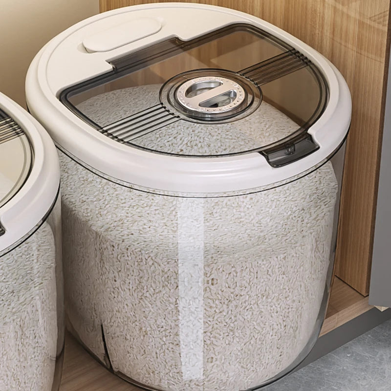 1 Pcs Rice bucket household insect-proof moisture-proof seal food grade flour rice cat food large capacity rice box storage box