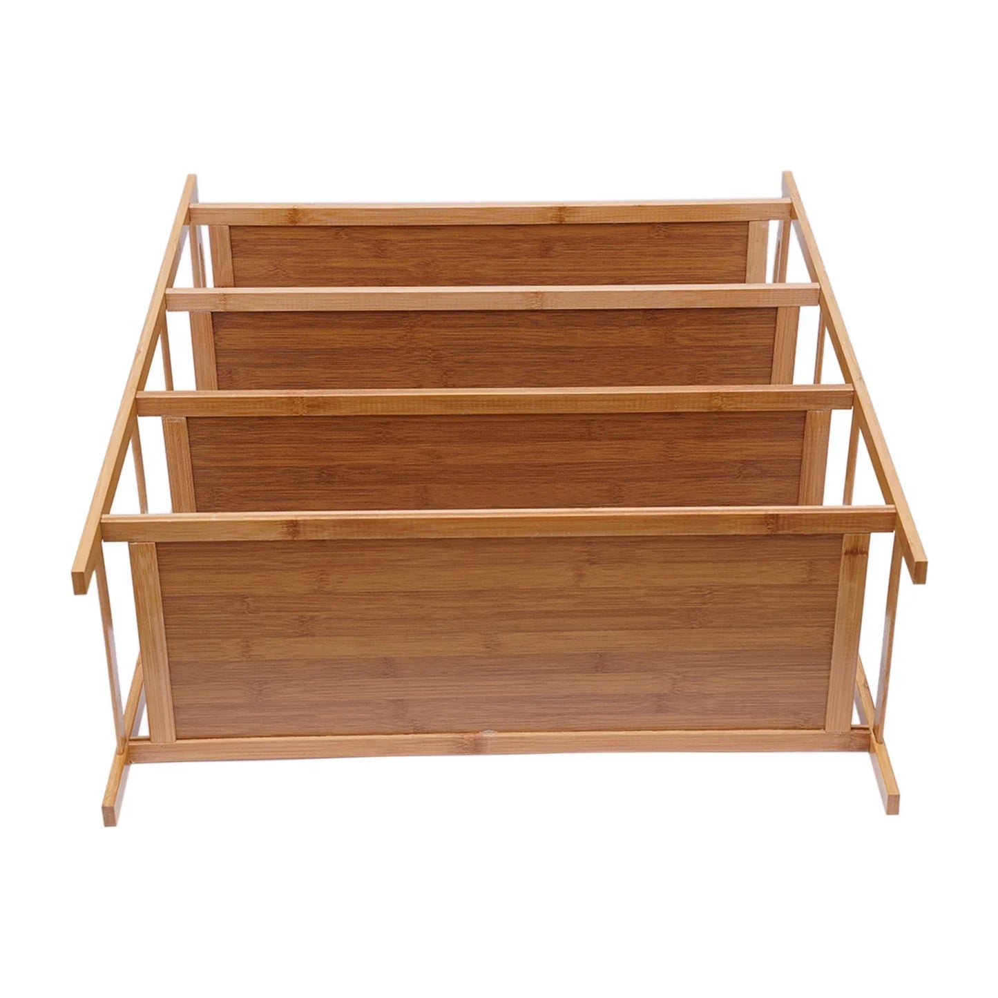 Home Furnishings Bamboo Shoe Rack With 4 Layers And 60 Lengths Can Be Used For Living Room (Flat Panel)