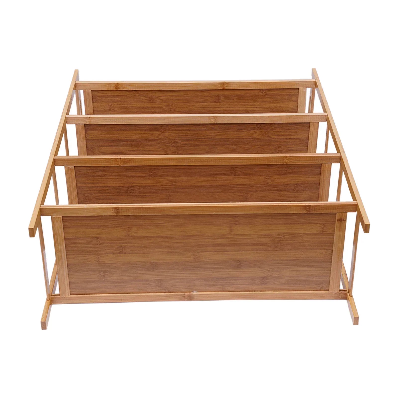 Home Furnishings Bamboo Shoe Rack With 4 Layers And 60 Lengths Can Be Used For Living Room (Flat Panel)
