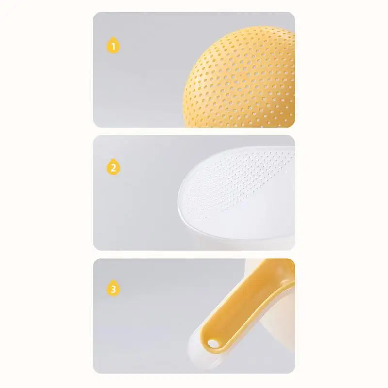 Fruit Washing Basket Double Layer Fruit Draining Basket Fruit Rinser Rice Strainer For Food Vegetables Cleaning Washing