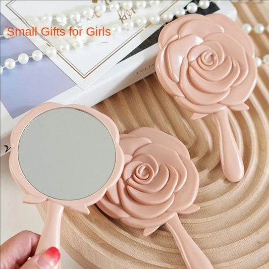 12x24cm compact and cute handheld makeup mirror, portable travel makeup mirror