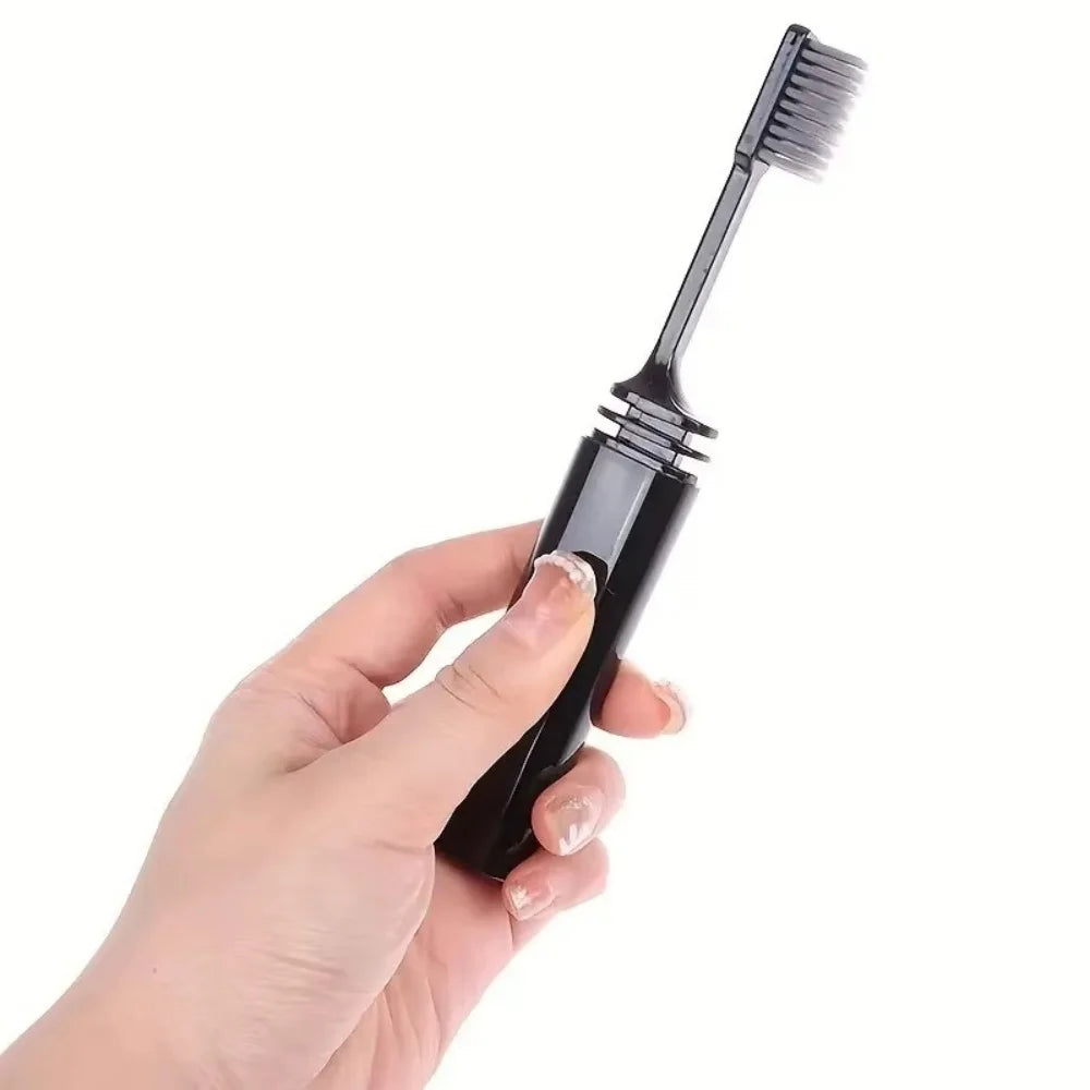 Portable Travel Toothbrush Mini Folding Toothbrushes asy to Take Efficient Teethbrush for Family Outdoor Travel Camping Hiking