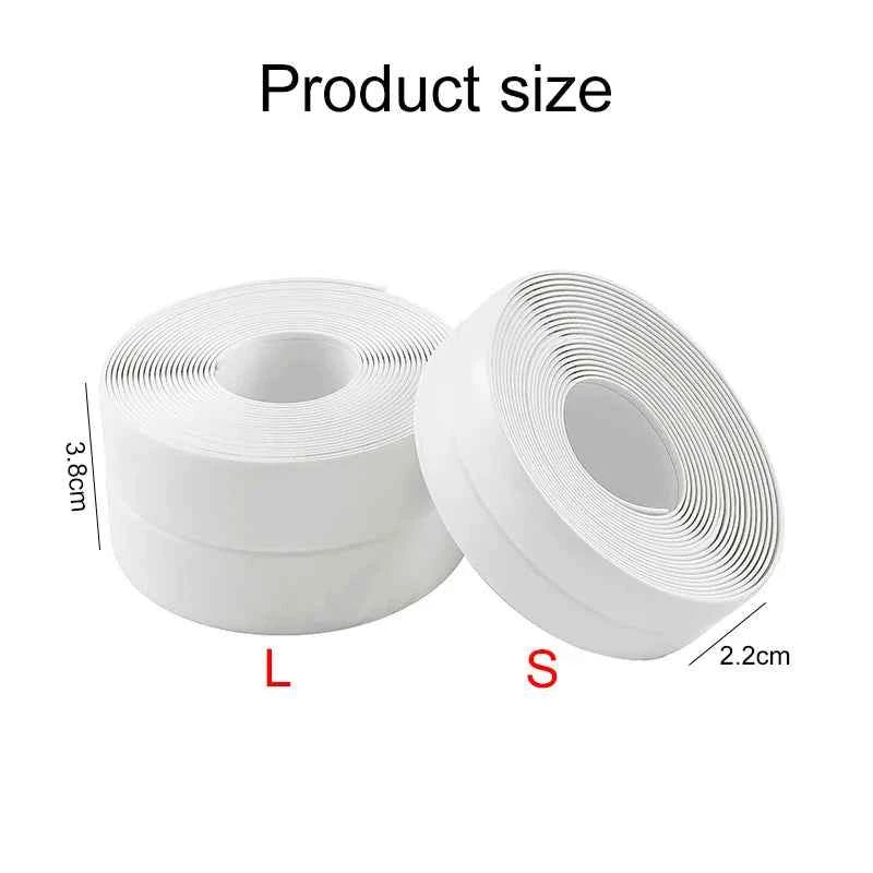 Anti Mold Tapes Bathroom Toilet Kitchen Seam Sealing Tape Waterproof Moisture-proof Easy to Clean Multiple Colors Beautiful TMZ