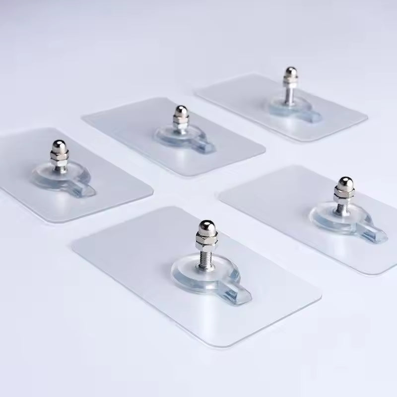 Punch Free Screws Seamless Adhesive Wall Screws Hanging Nails Hook Self Adhesive Hole Nail Non-Trace Photo Frame Hole Hang Kit
