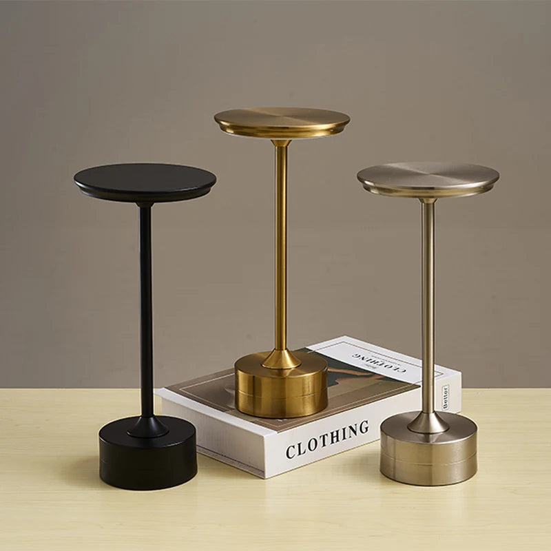 Nordic Simple Retro Portable Touch USB Charging Table Lamp LED Desk Light For Home Office Restaurant Bar industrial styl